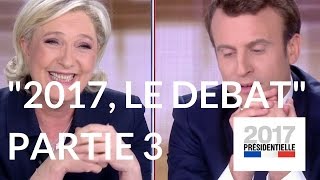 quot2017 le débatquot  Marine Le Pen  Emmanuel Macron France 2 – Troisième partie [upl. by Astrahan292]