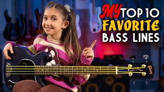 My TOP 10 Favorite BASS LINES  Part 1 [upl. by Far]