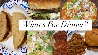 WHATS FOR DINNER  5 DINNER IDEAS  HOMEMADE DINNERS  Crystal Evans [upl. by Oliviero929]