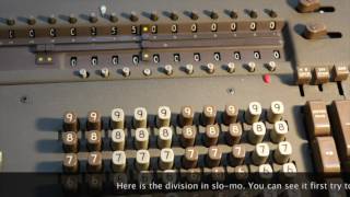 Divide by Zero on the Friden STW10 Mechanical Calculator [upl. by Klusek]