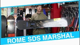 2018 Rome SDS Marshal Snowboard  Gear Reviews [upl. by Serles821]