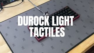 Pewter switch alternative  Bakeneko with stock Durock Light Tactiles [upl. by Enitsenrae]