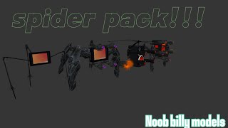 prisma 3d Ppp3d skibidi toiletSpider pack download link [upl. by Nyrahtak]