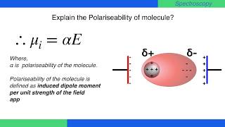 Explain the Polarisability of molecule Raman Spectra  Physical Chemistry [upl. by Etennaej]