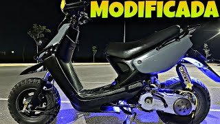 MOTONETA MODIFICADA Italika W150 así va quedando pintura accesorios y más Scooter Pazola WS150 [upl. by Haidedej]