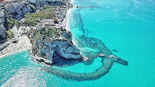 TROPEA ULTRA HD 4K CALABRIA Pizzo Calabro Capo Vaticano le migliori spiagge [upl. by Yniattirb]