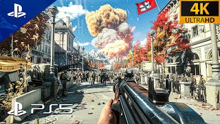 NAZI Occupied America  LOOKS ABSOLUTELY AMAZING  Ultra Realistic Graphics 4K 60FPS Wolfenstein 2 [upl. by Shererd]