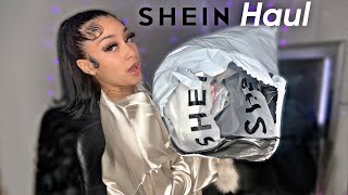 HUGE SHEIN HAUL  LED makeup bag accessories nails clothes  more [upl. by Jan]