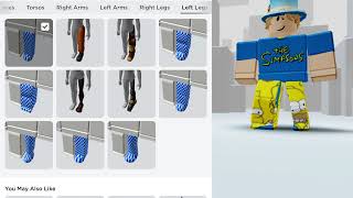 How to make your Roblox avatar blocky and have no hands [upl. by Annayek457]