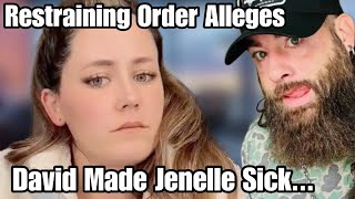 Jenelle Eason Claims David Eason Made Her Violently ill From Extreme Harassment amp Abuse In RO [upl. by Eedia4]