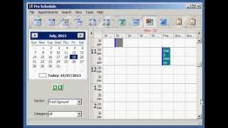 Pro Schedule  Windows Appointment Scheduling Software [upl. by Mirella]