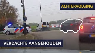 Politieachtervolging  Mercedes AMG  Verdachte aangehouden   250 kmu [upl. by Ecerahc516]