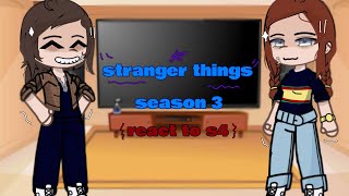 stranger things season 3 final react to  stranger things  no og  sligth lumax and byler  gacha [upl. by Dimo]