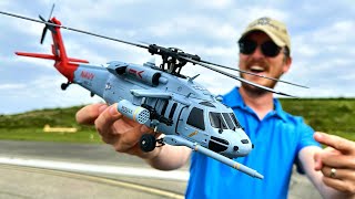 THIS 500 Helicopter SHOULD Impress YOU Eachine e200 Pro RC Heli [upl. by Sirrad]