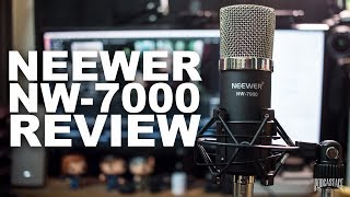 Neewer NW7000 Condenser Mic Review  Test [upl. by Nirrok]