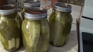 Making Garlic Dill Pickles For Sale At Farmers Market [upl. by Debbra]