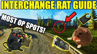 The Ultimate Interchange Rat Spot Guide 🐀  Escape From Tarkov extract campingRatting tutorial [upl. by Shaylynn]