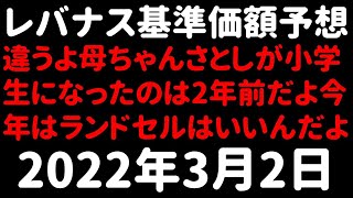 【レバナス速報】2022年3月2日 レバレッジNASDAQ100 最新基準価格予想 [upl. by Hodgson]