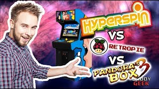 Fabriquer sa Borne darcade DIY tuto Hypersin vs Retropie vs Pandora box [upl. by Mloc]