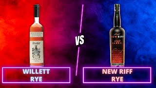 The BETTER Barrel Proof Rye Buy  Willett 4 Year Rye vs New Riff Barrel Proof Rye BLIND REVIEW [upl. by Wu]