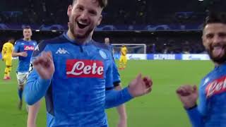 Dries Mertens celebration Vs Barcelona [upl. by Ranice658]