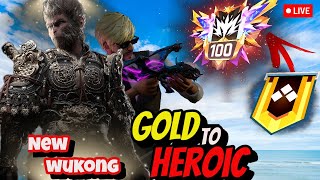 🔴 LIVE New Rank Season Road to Heroic🔥Day 1  Garena Free Fire [upl. by Kilian]