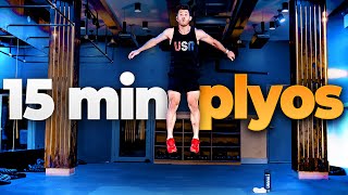 Plyometric Workout With World Champion Joey Mantia  15 Minutes No Equipment  4k [upl. by Allisirp]