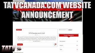 TATVCanadacom Website amp Shop Announcement [upl. by Anej]