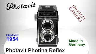 1954 Photavit Photina Reflex  120 Film Camera [upl. by Cira]