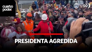 Familiares de fallecidos durante las protestas 2022 agreden a Dina Boluarte  Cuarto Poder  Perú [upl. by Dee737]