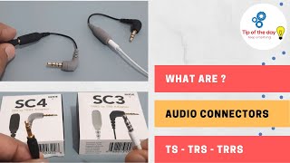 What is a TS or TRS or TRRS Audio connector [upl. by Sivartal]