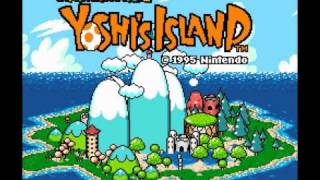 Yoshis Island SNES  Menu Theme [upl. by Annaihr]