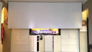 Projection Screen Motor With Remote Control  DIY Projector Screen [upl. by Dorraj]