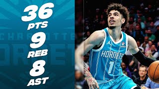 LaMelo Balls CLUTCH SeasonHigh Performance vs Celtics 🏀  November 20 2023 [upl. by Dale]