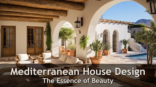 Serenity Redefined Rustic Wood amp Stone in Mediterranean House Design [upl. by Onairam11]