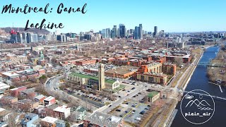 Montreal Canal Lachine by Drone [upl. by Corabella715]