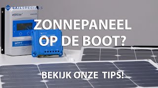 Zonnepaneel op de boot Tips en adviezen voor installatie van een SUNBEAM system zonnepaneel [upl. by Lleroj721]