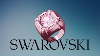 SWAROVSKI  Dulcis Cocktail Ring with Pink Crystal [upl. by Seuqramed819]