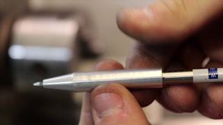 Penna in alluminio fai da te  Homemade aluminum pen with lathe [upl. by Jemine]