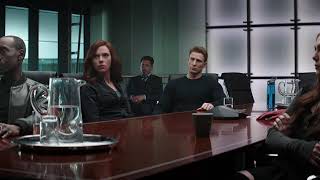 The Sokovia Accords Scene in Hindi  Captain America Civil War [upl. by Ocnarf]