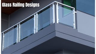 stunning and Latest Balcony Glass Railing Design Ideas 2023  outdoor designs 2023 [upl. by Roane291]