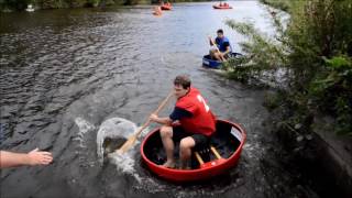 Coracle World Championships on Shrewsbury [upl. by Ainej]