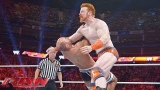 Sheamus vs Cesaro Raw May 19 2014 [upl. by Elak391]