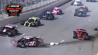 HIGHLIGHTS NASCAR Whelen Modified Tour at New Smyrna 21222 [upl. by Assenay]