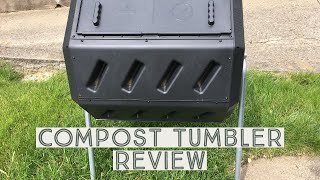 Compost Tumbler Review  FCMP Outdoor IM4000 Tumbling Composter [upl. by Gwynne]