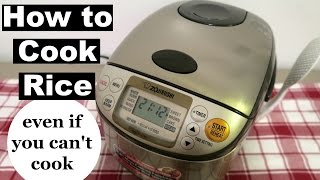 How to Cook Rice Perfectly  Zojirushi Rice Cooker Review [upl. by Arlee]