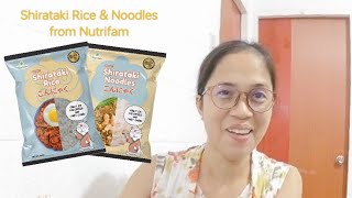 Shirataki Rice and Noodles from Nutrifam [upl. by Barney]