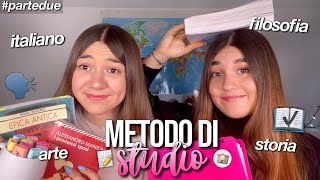 IL NOSTRO METODO DI STUDIO MATERIE UMANISTICHE📖💞  parte 2 [upl. by Allayne]