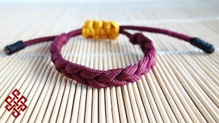 Adjustable Paracord Rastaclat Shoelace Bracelet Tutorial [upl. by Fowle]