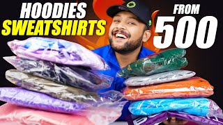 Top 8 HoodiesSweatshirts Under 5001000 🔥 MenBoys Hoodie Amazon Haul 2024  ONE CHANCE [upl. by Crespo]